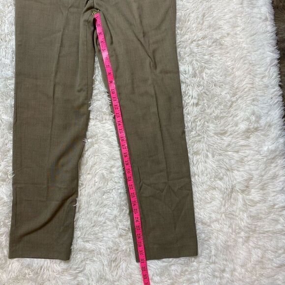 Lauren Ralph Lauren Pants Mens 34x32 Tan Flat Front Dress Slacks Trousers Preppy - Picture 6 of 8